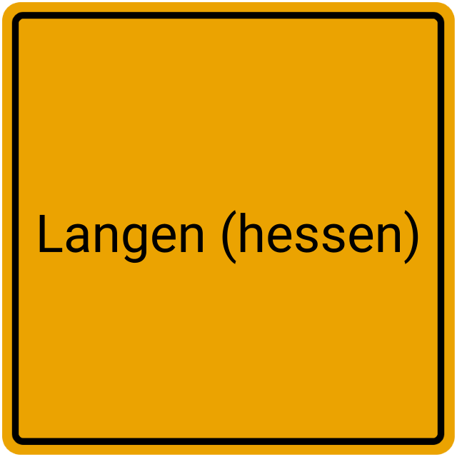 Meldebestätigung Langen (Hessen)